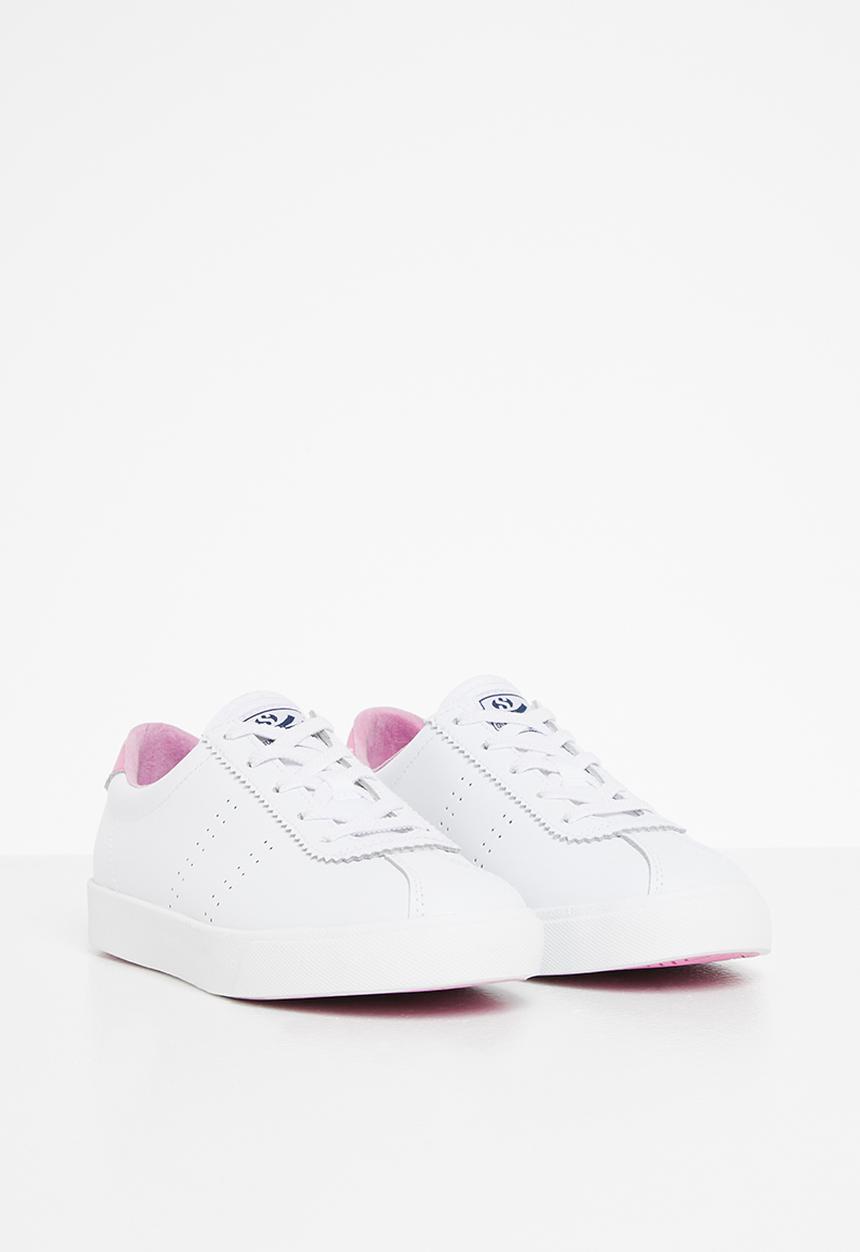 SUPERGA - 2843 leather club s - white