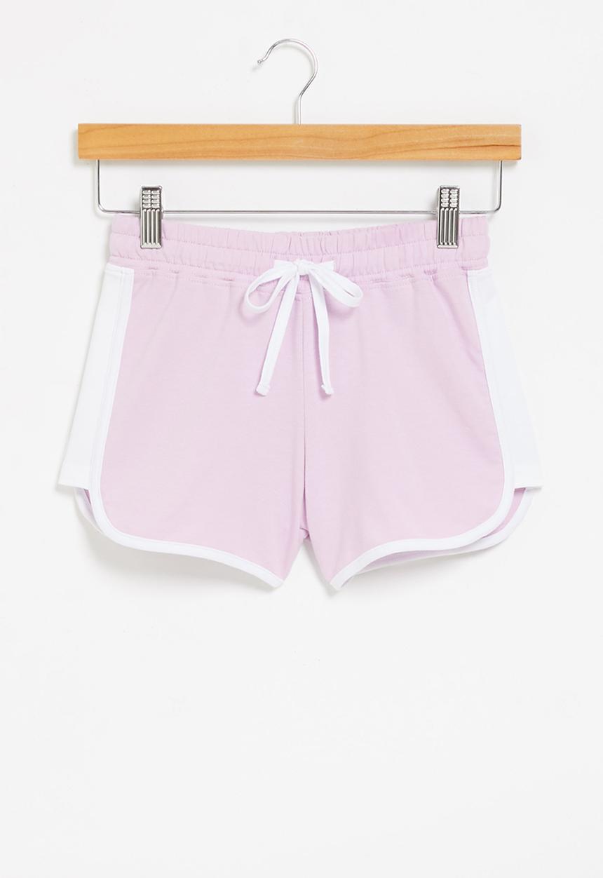 Rebel Republic - Unbrushed fleece short - lilac