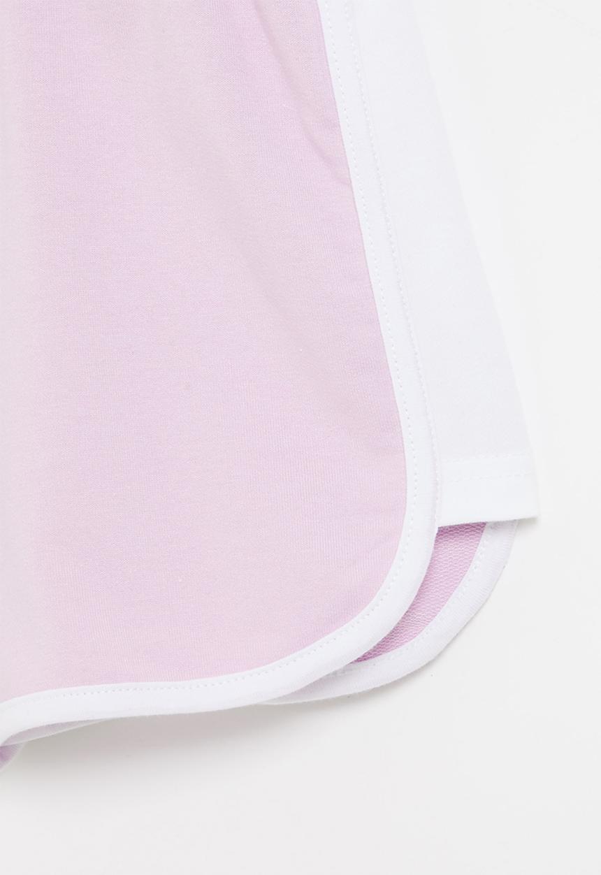 Rebel Republic - Unbrushed fleece short - lilac