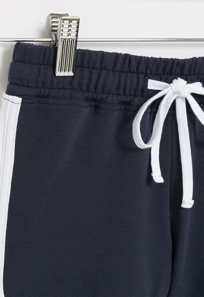 Rebel Republic - Unbrushed fleece short - navy
