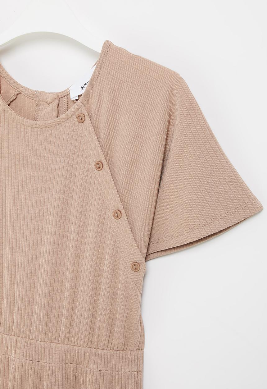 Superbalist - Rib jumpsuit - pink