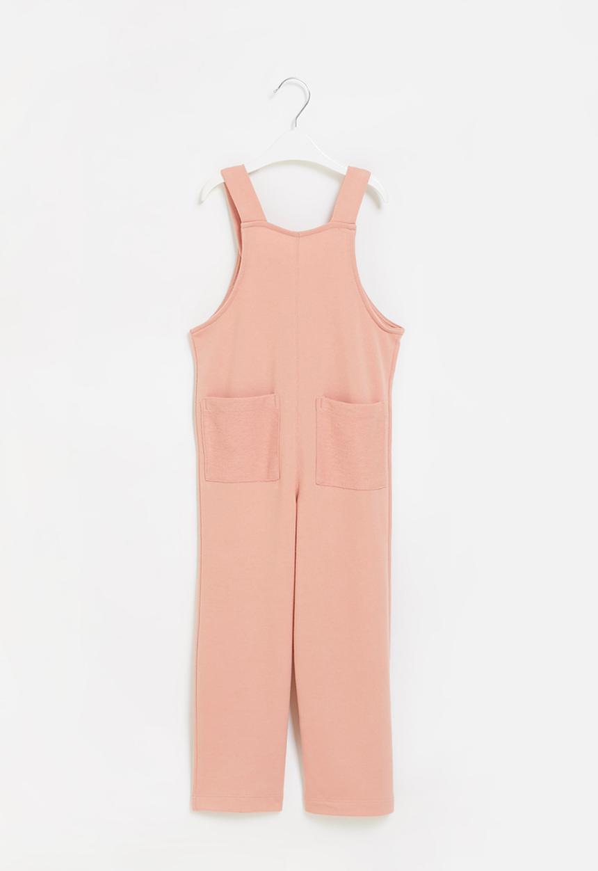 Superbalist Kids - Fleece dungaree - pink