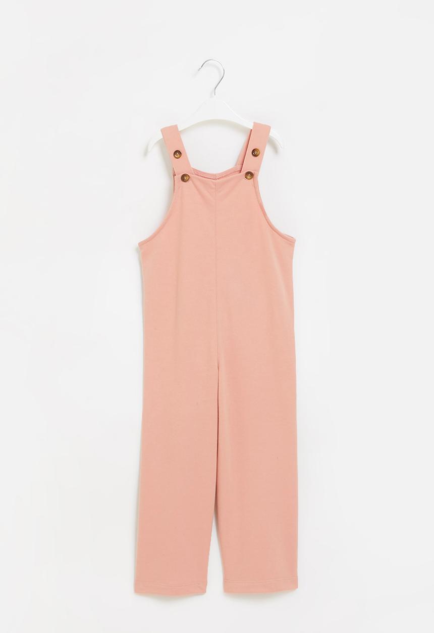 Superbalist Kids - Fleece dungaree - pink