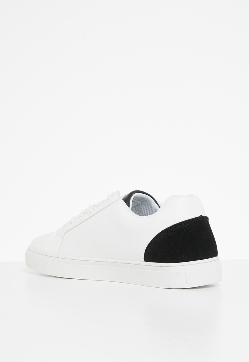 POLO - Jamilla pinpunch pony sneaker - white & black