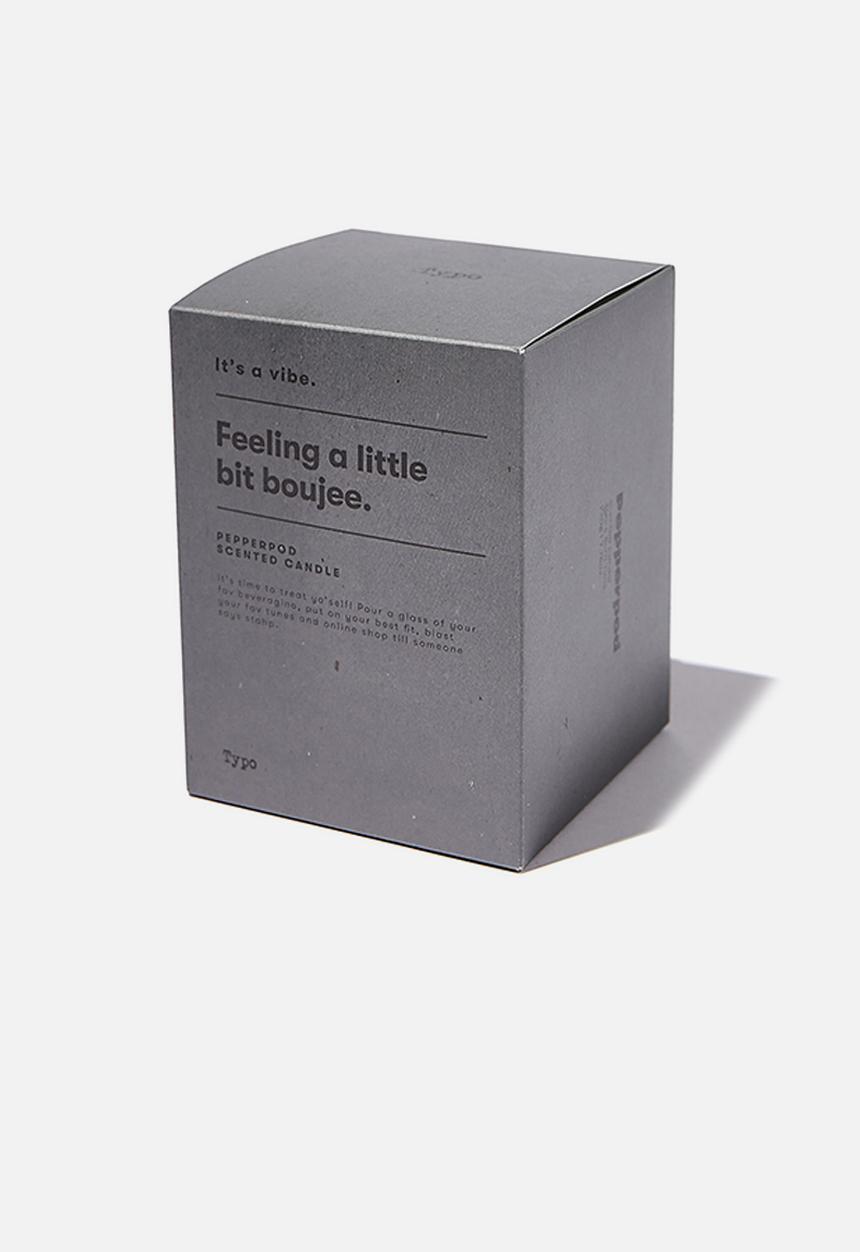 Typo - It's a vibe candle - grey