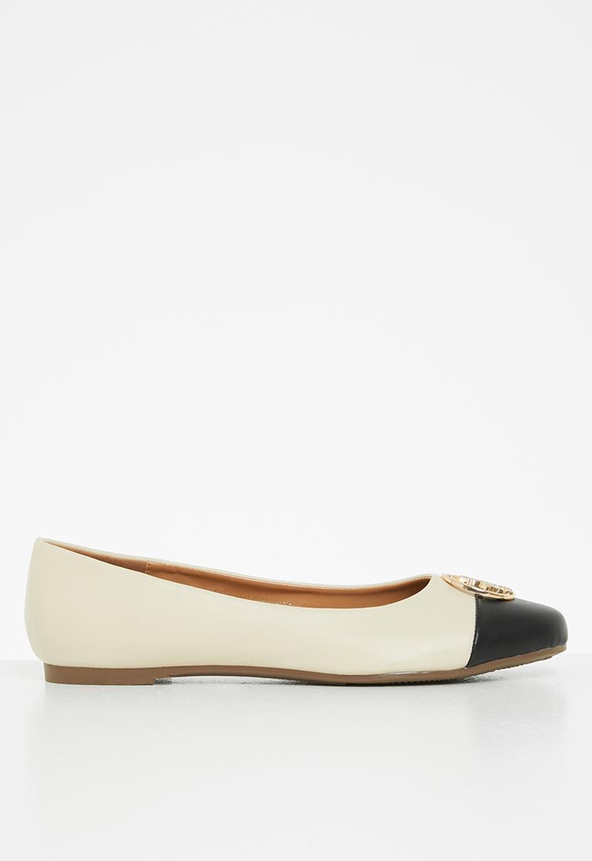 POLO - Bianca metal pony pump - off white