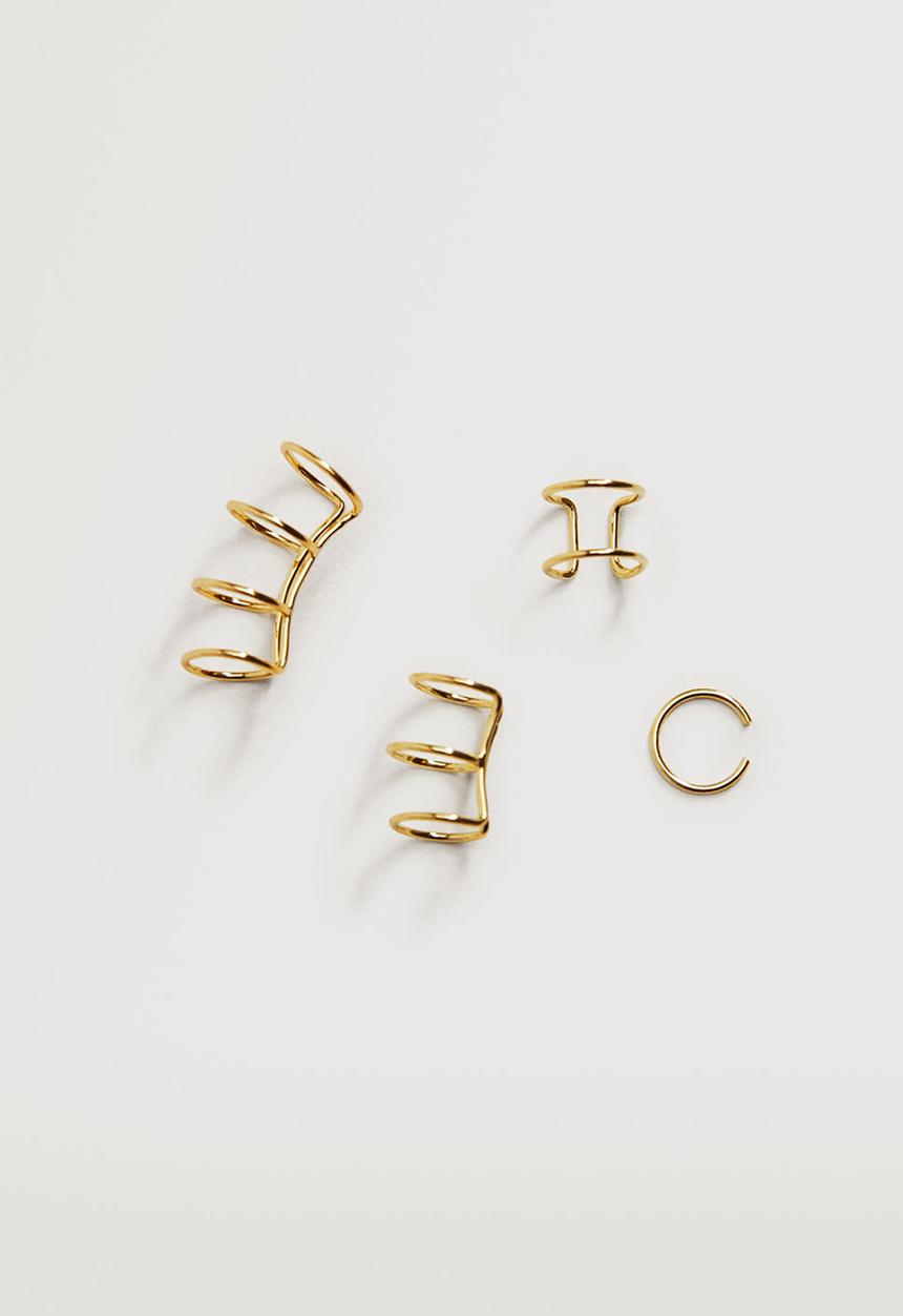 MANGO - Mixed earring set - gold
