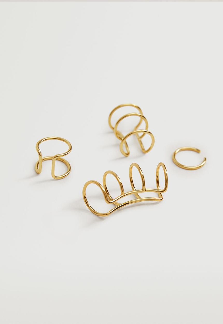 MANGO - Mixed earring set - gold