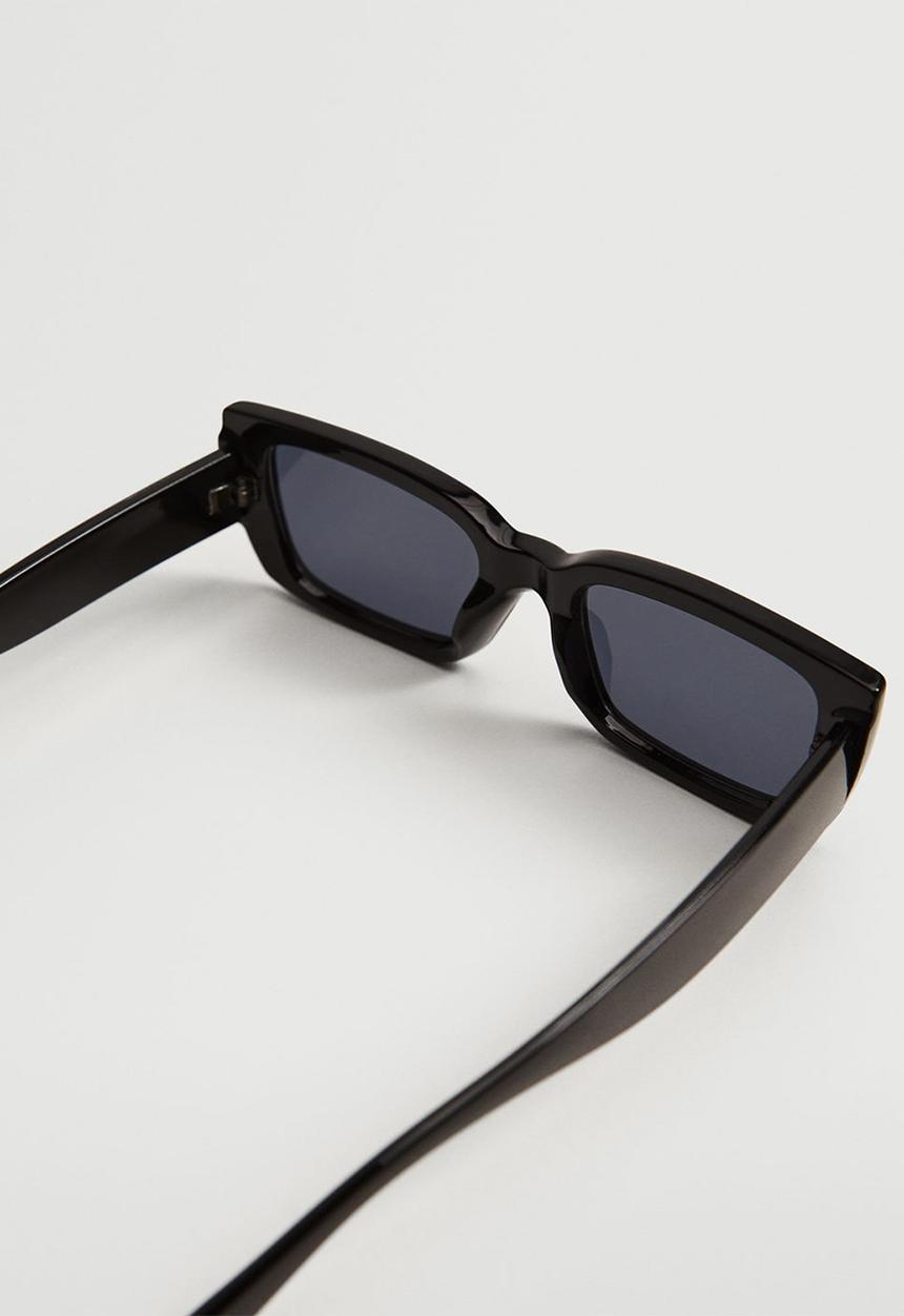 MANGO - Squared frame sunglasses - black
