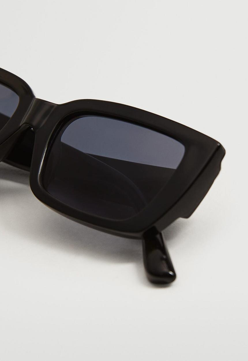 MANGO - Squared frame sunglasses - black