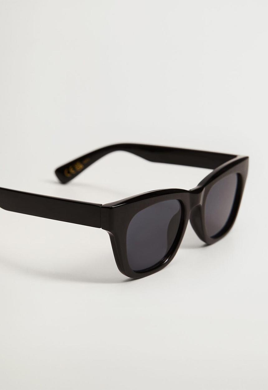 MANGO - Tortoiseshell sunglasses - black