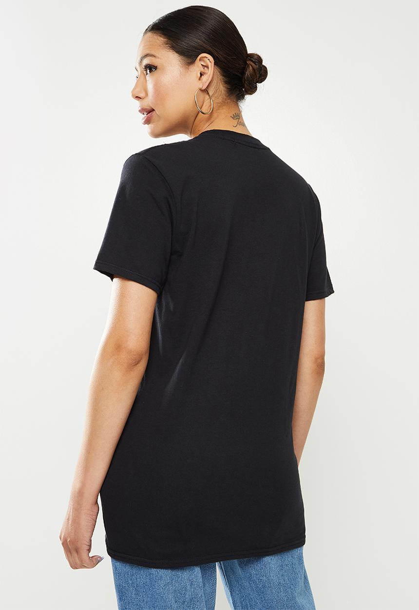 Missguided - Woman outline oversized t-shirt - black
