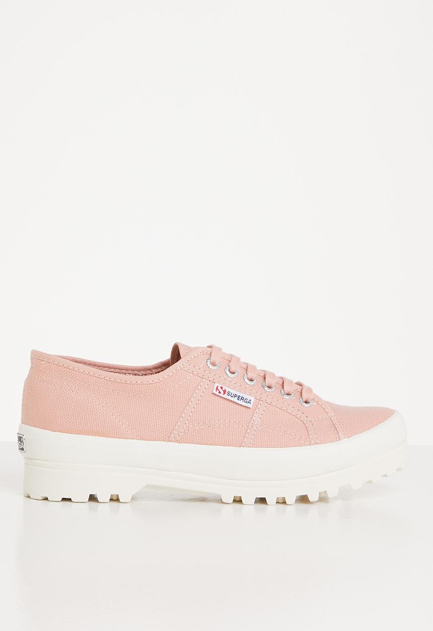 SUPERGA - 2555 cotu alpina low - pink smoke/f avorio