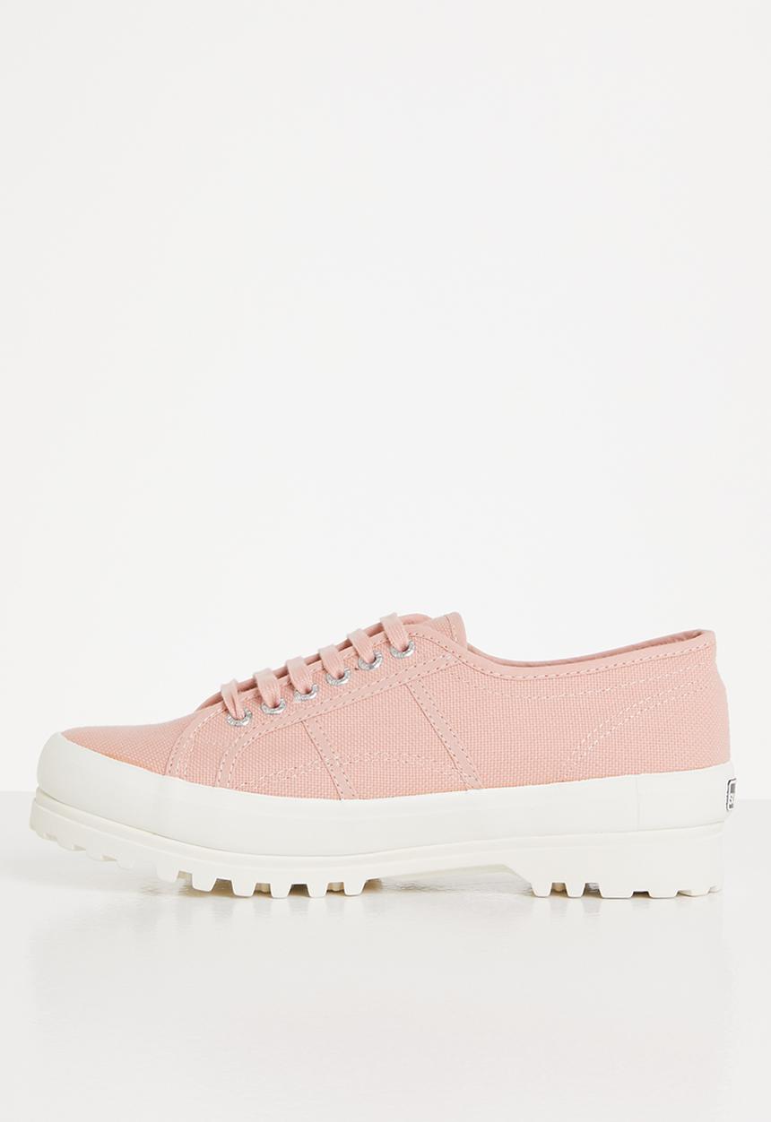 SUPERGA - 2555 cotu alpina low - pink smoke/f avorio