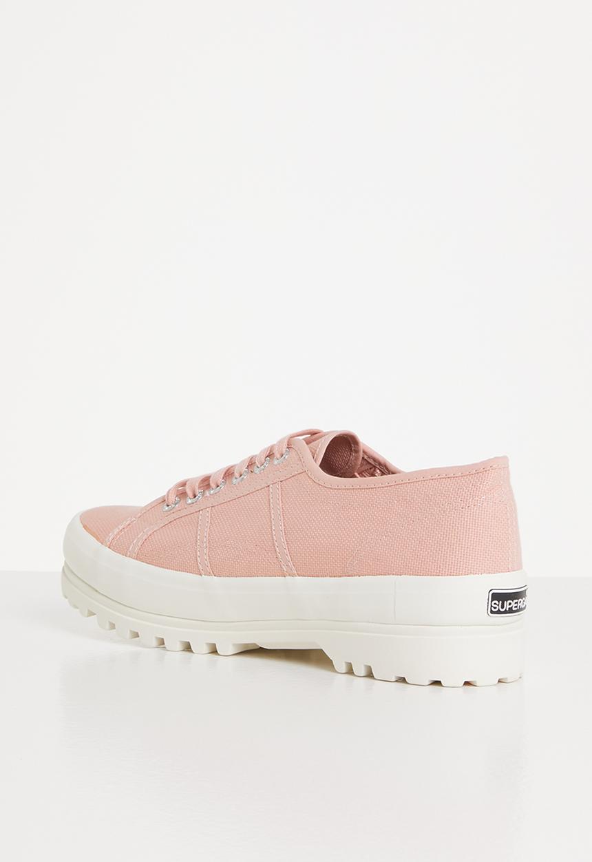 SUPERGA - 2555 cotu alpina low - pink smoke/f avorio
