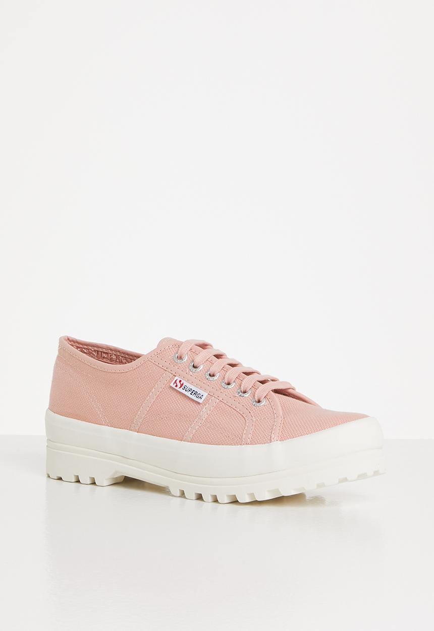 SUPERGA - 2555 cotu alpina low - pink smoke/f avorio