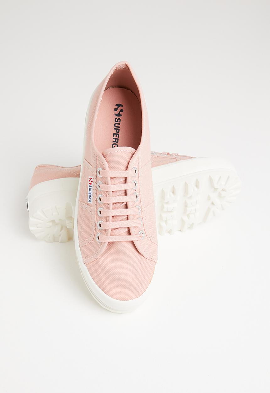 SUPERGA - 2555 cotu alpina low - pink smoke/f avorio