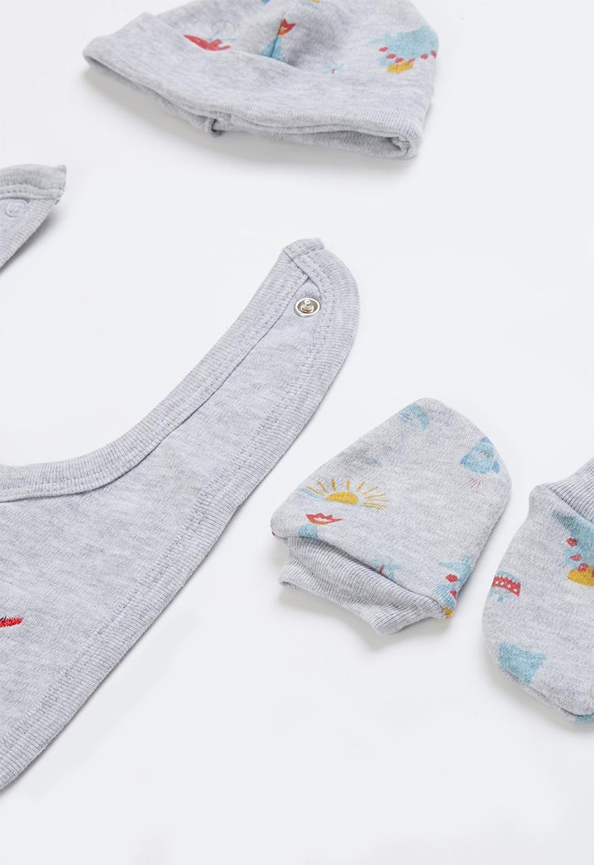 Pop Candy - Baby 8 piece set - grey 