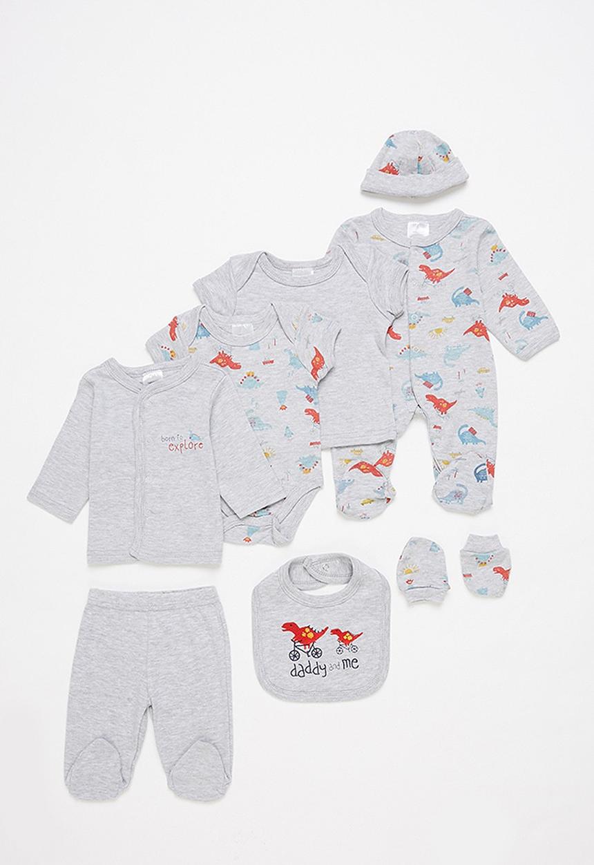 Pop Candy - Baby 8 piece set - grey 