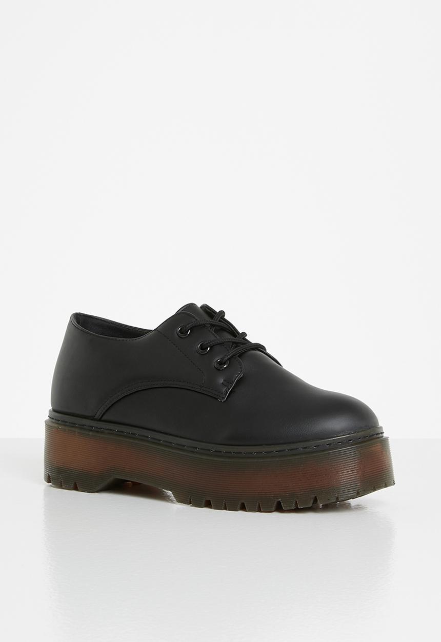 Superbalist - Kate chunky brogue - black