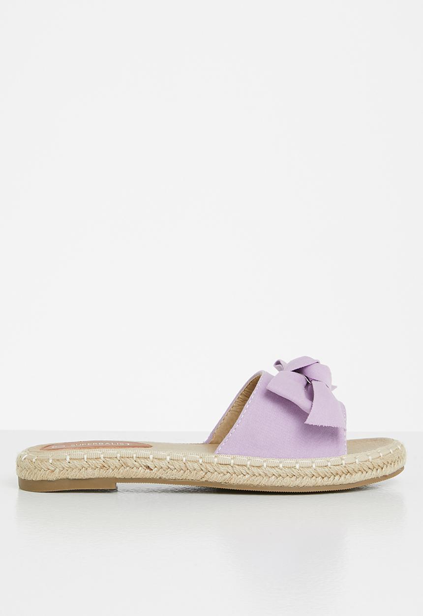 Superbalist - Janet espadrille slide sandal - lilac