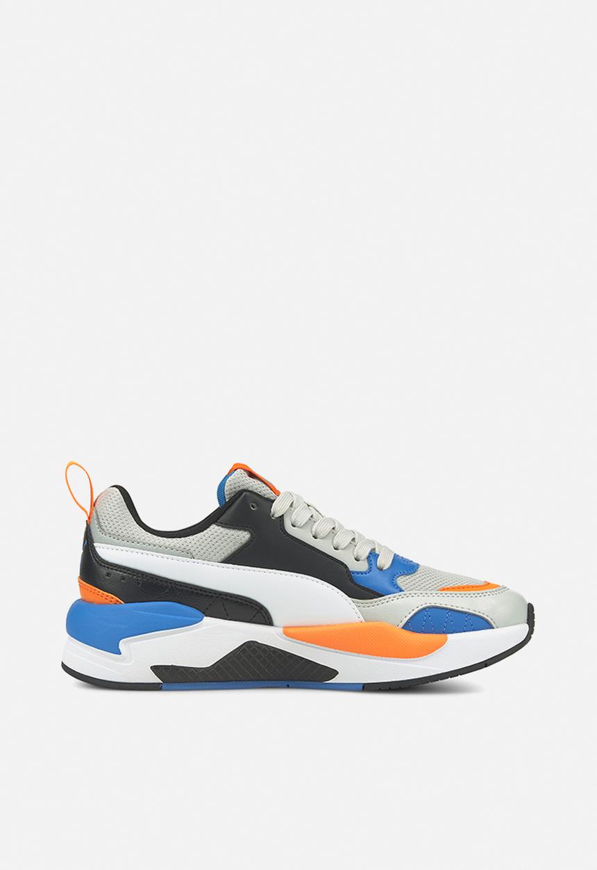 PUMA - X-ray 2 square jr - gray violet-puma white-puma black-nebulas blue