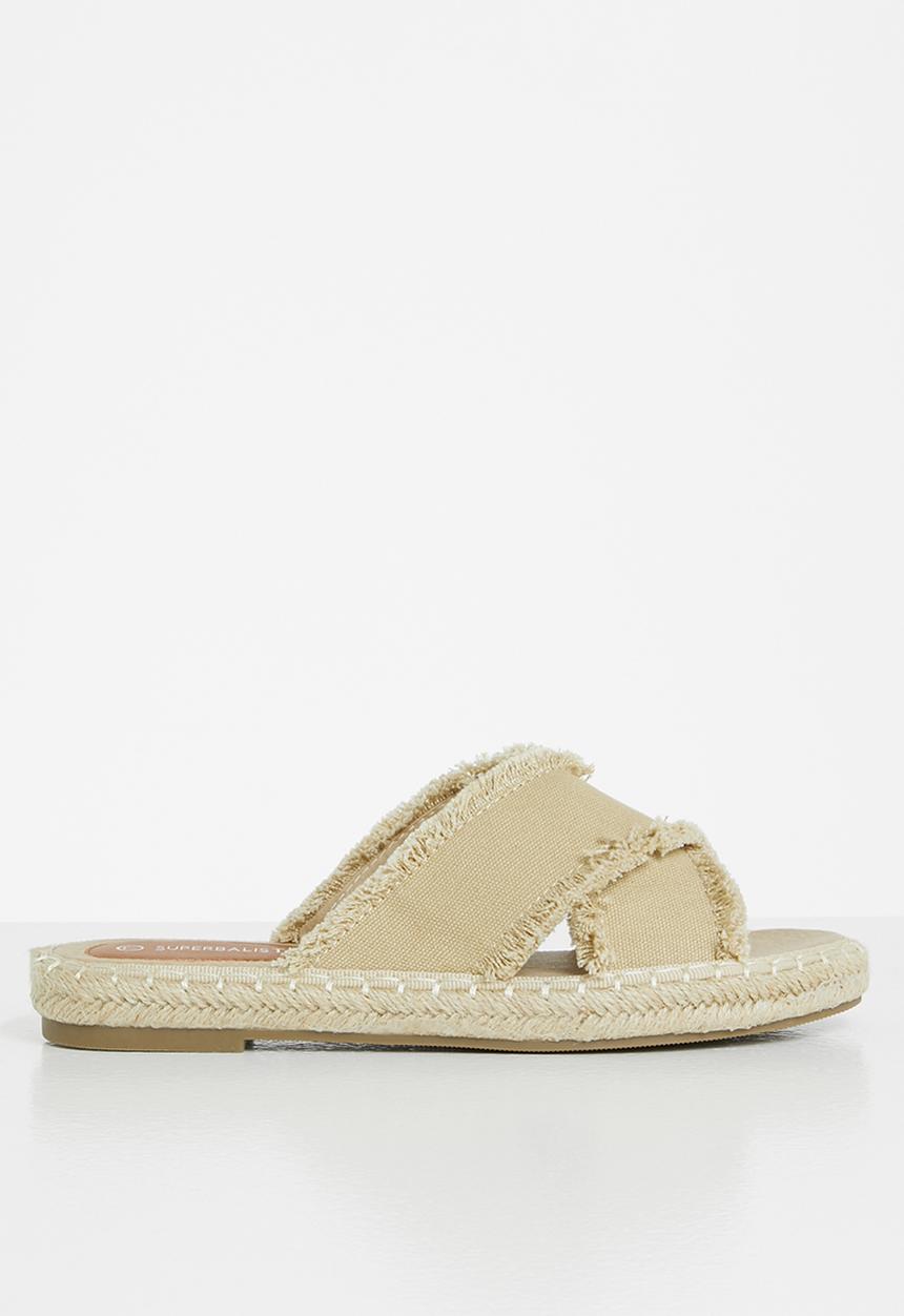 Superbalist - Lolly espadrille slide sandal - natural