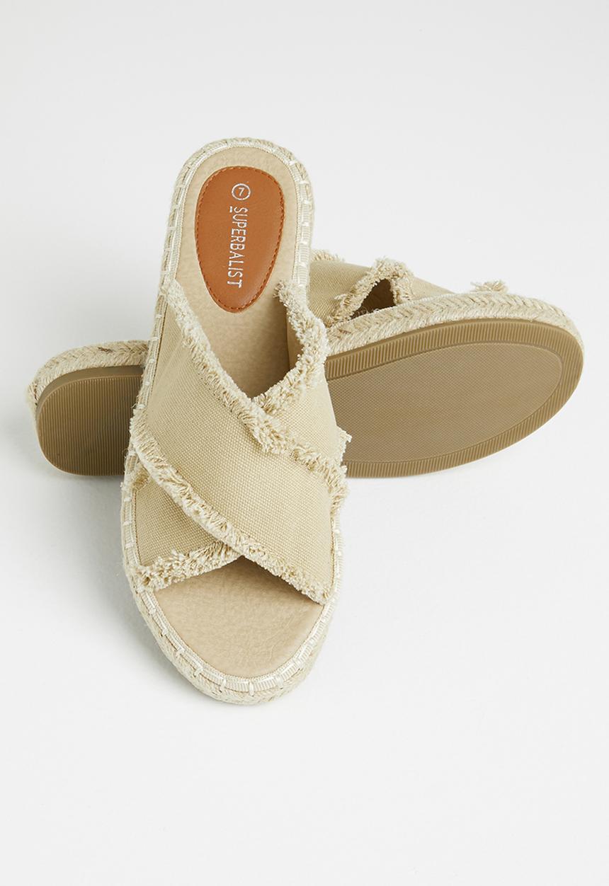 Superbalist - Lolly espadrille slide sandal - natural