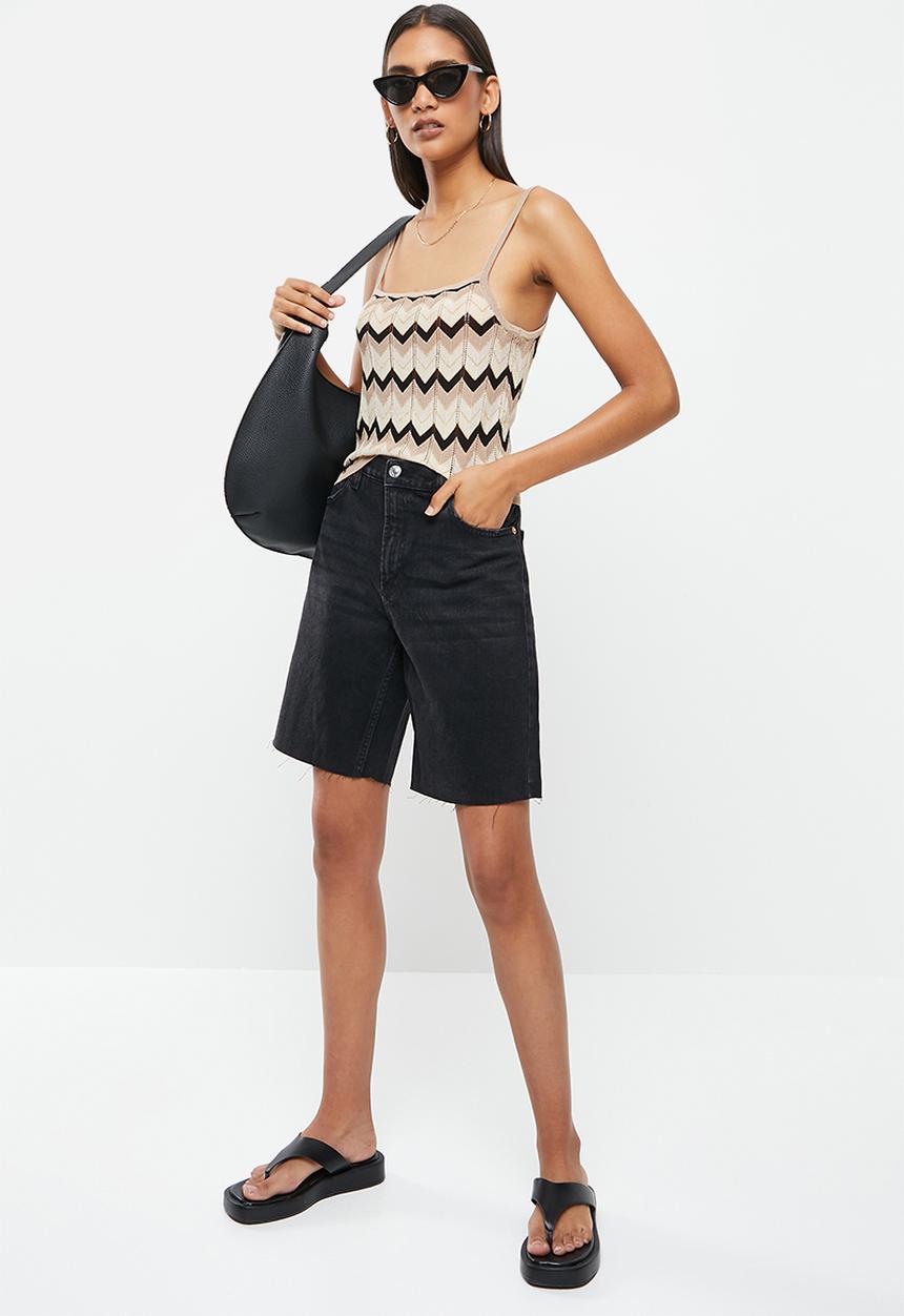 MANGO - Bermuda shorts ariadna - black