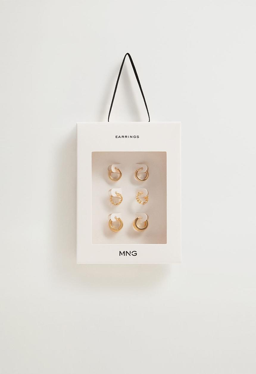 MANGO - Mixed earring set \ gold