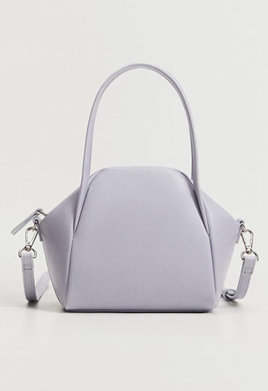 MANGO - Mini cross-body bag - lilac