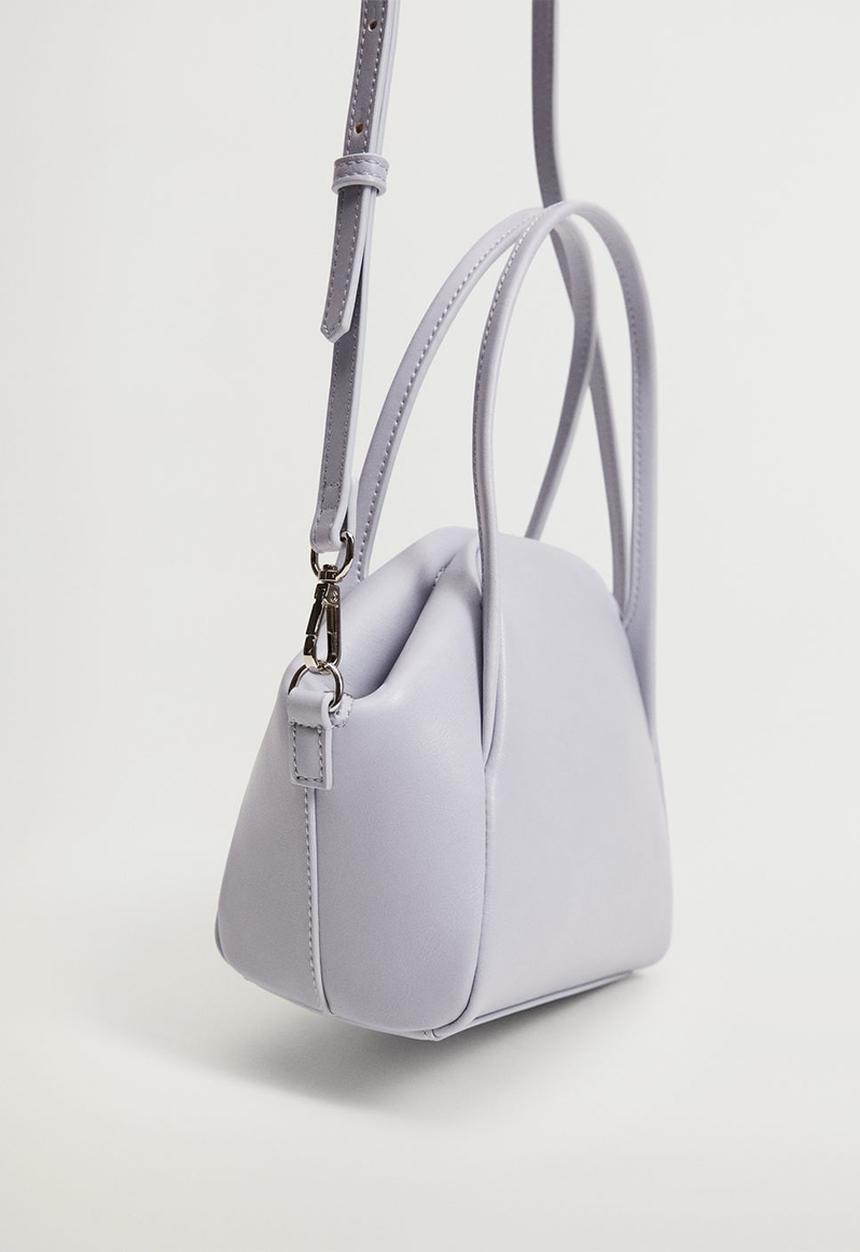 MANGO - Mini cross-body bag - lilac