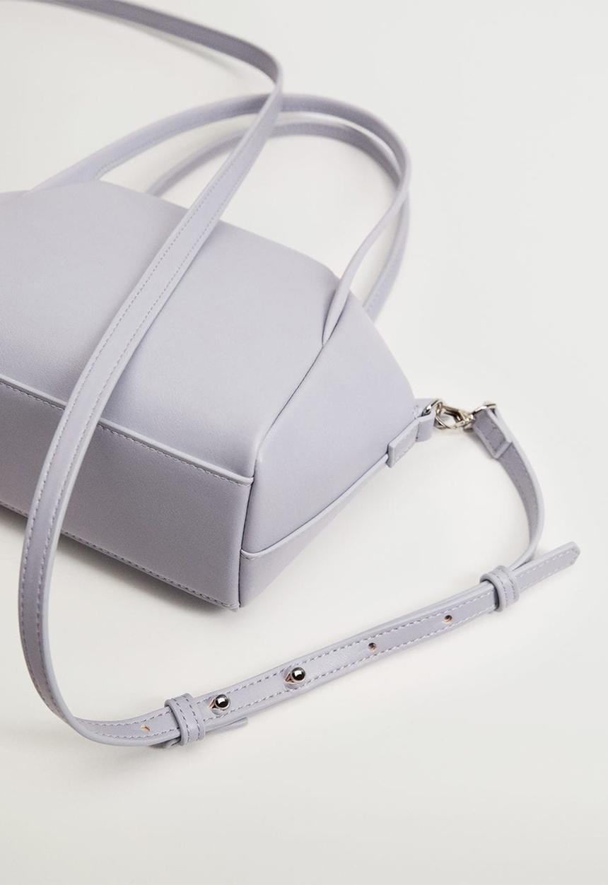 MANGO - Mini cross-body bag - lilac