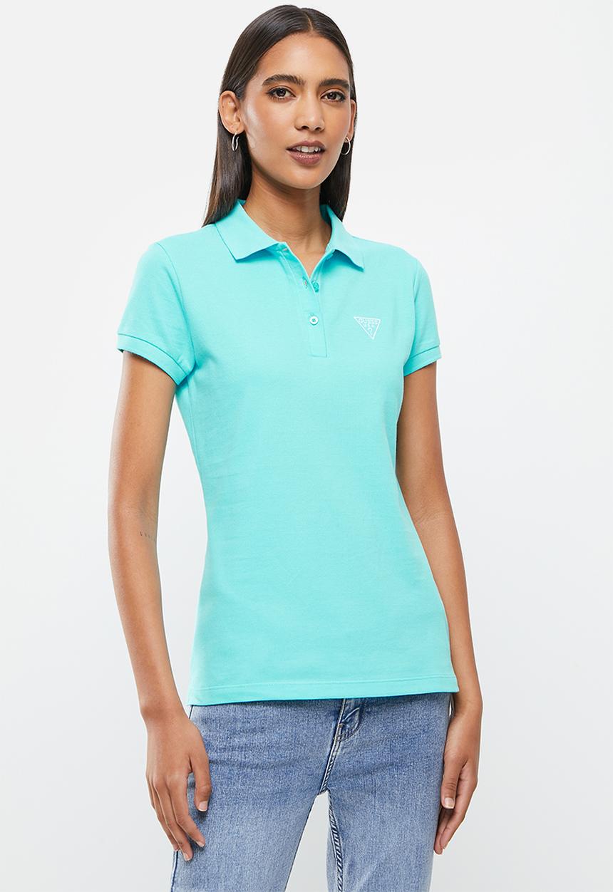 GUESS - Classic polo - light blue