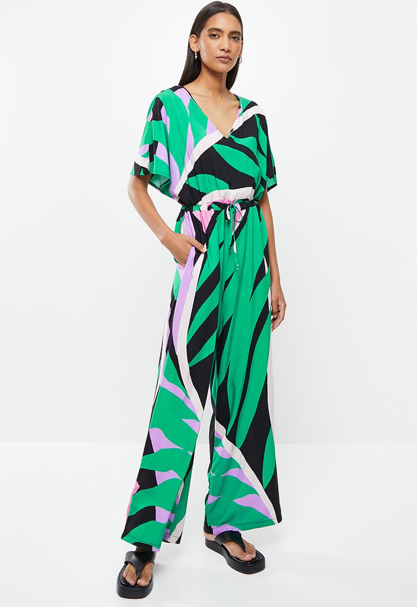 Me&B - Cropped wide leg jumpsuit - multi 