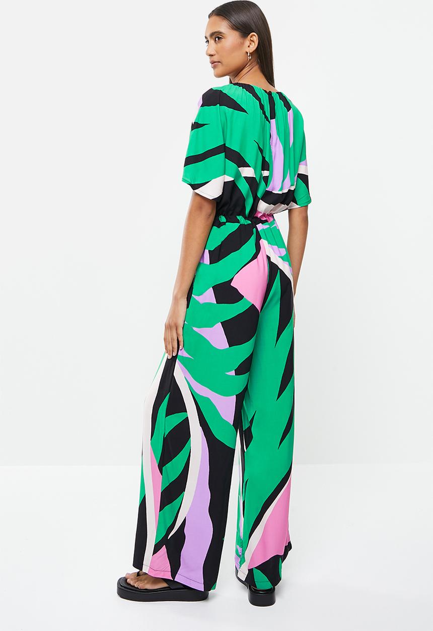 Me&B - Cropped wide leg jumpsuit - multi 