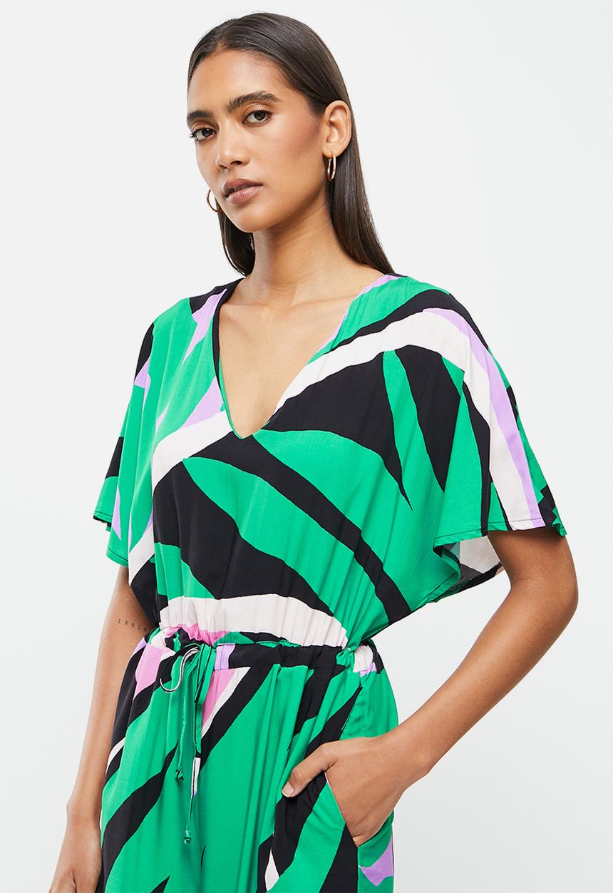Me&B - Cropped wide leg jumpsuit - multi 