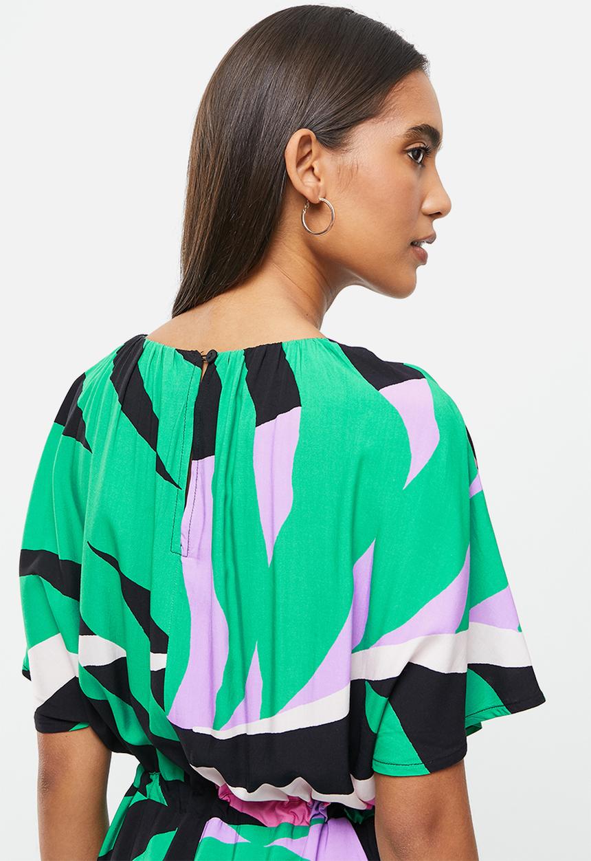 Me&B - Cropped wide leg jumpsuit - multi 