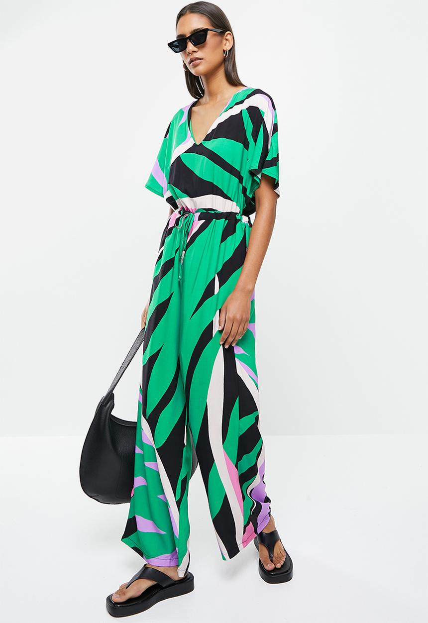 Me&B - Cropped wide leg jumpsuit - multi 
