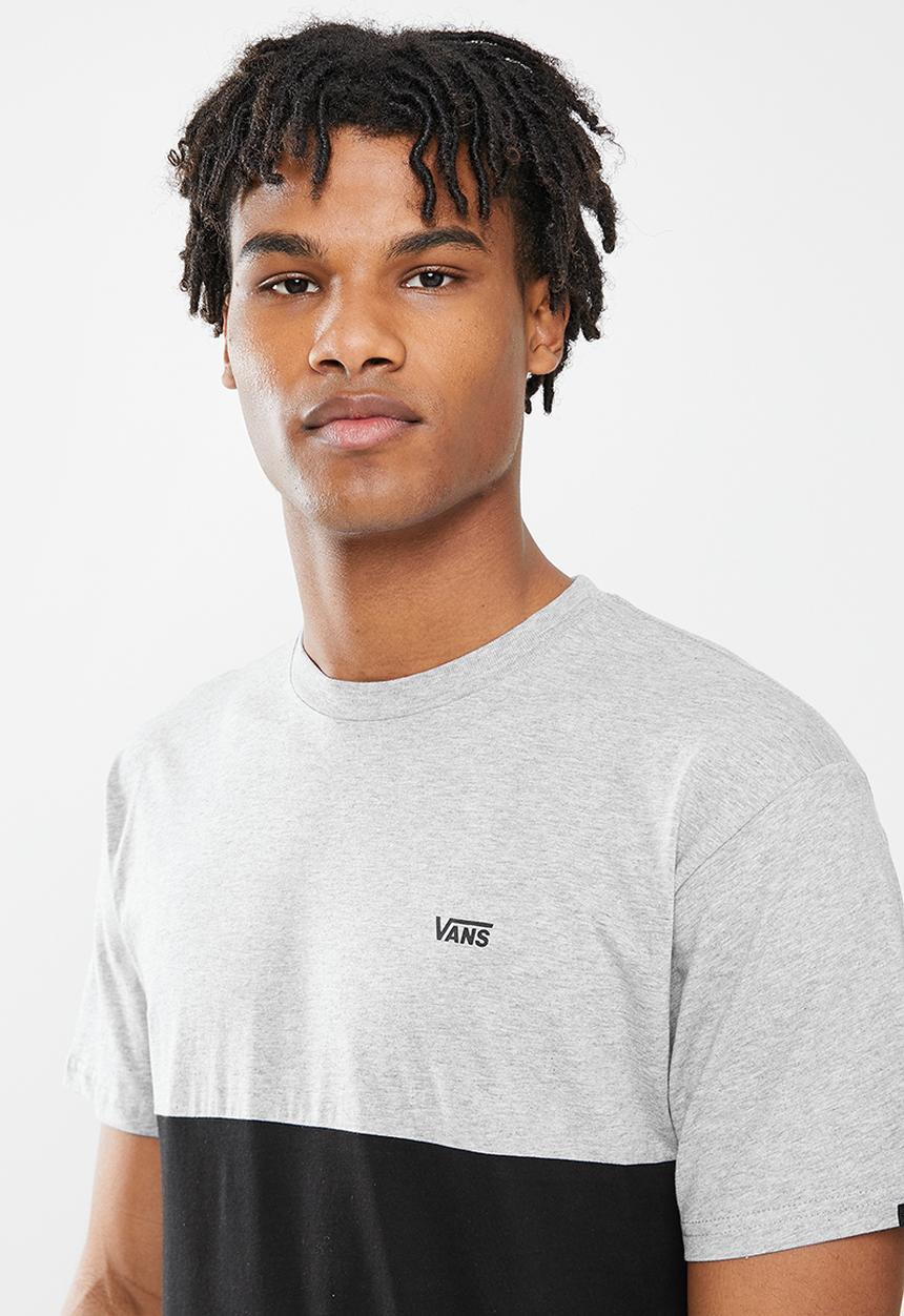 Vans - Colorblock tee - grey & black