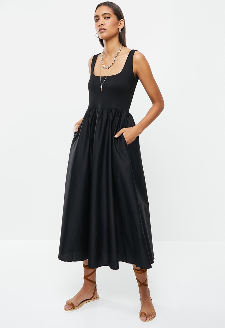 Me&B - Combo dress - black