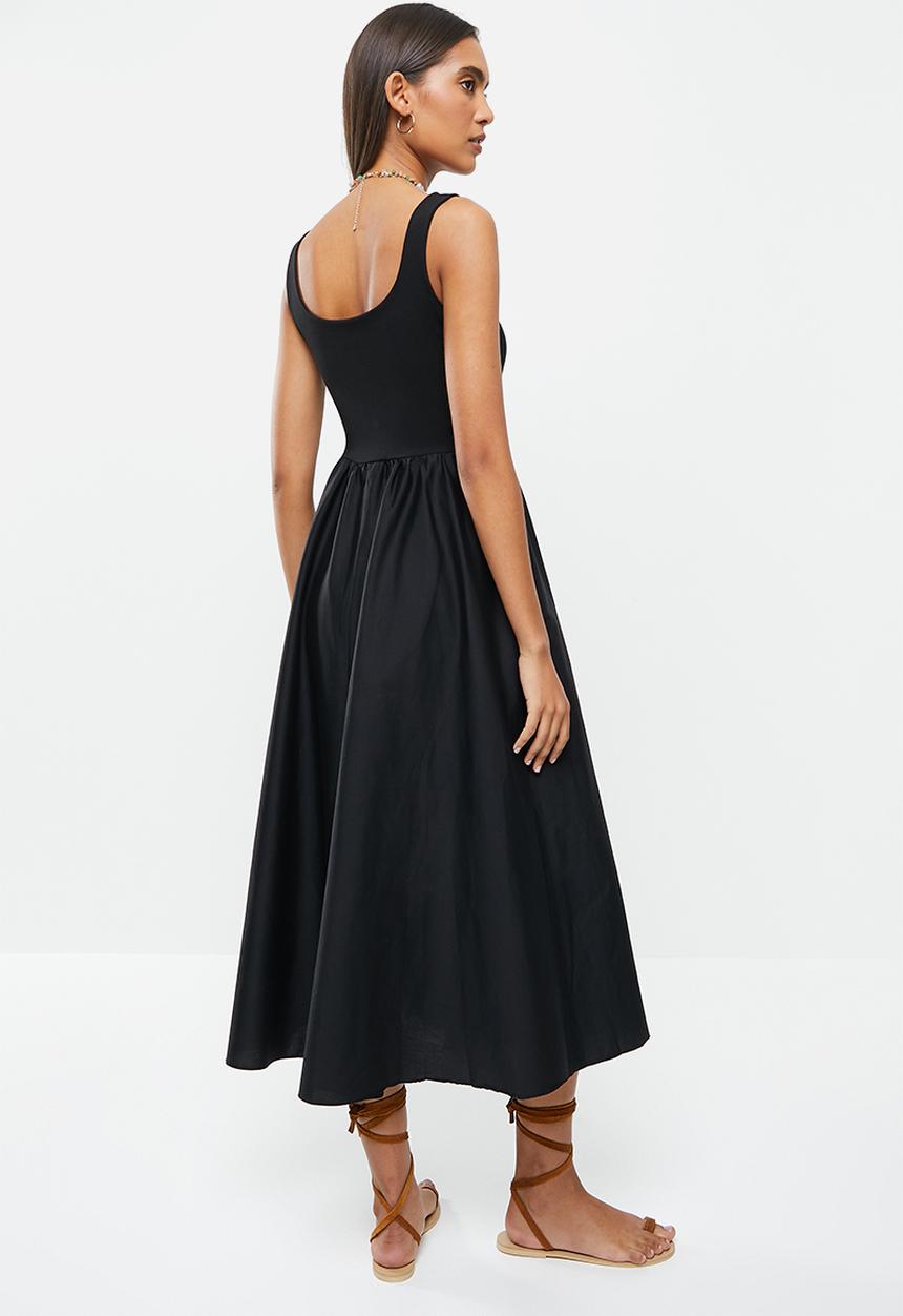 Me&B - Combo dress - black