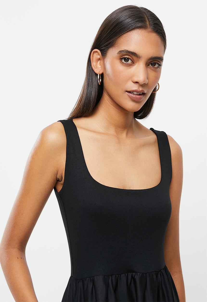 Me&B - Combo dress - black