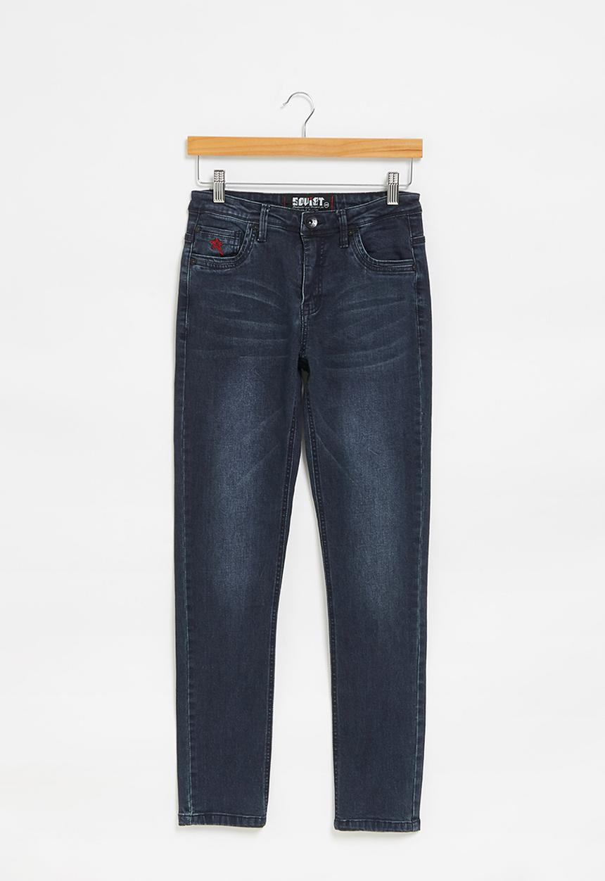 SOVIET - B martinez boys skinny denim - navy