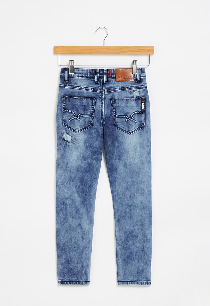 SOVIET - B almeida boys skinny denim - blue 