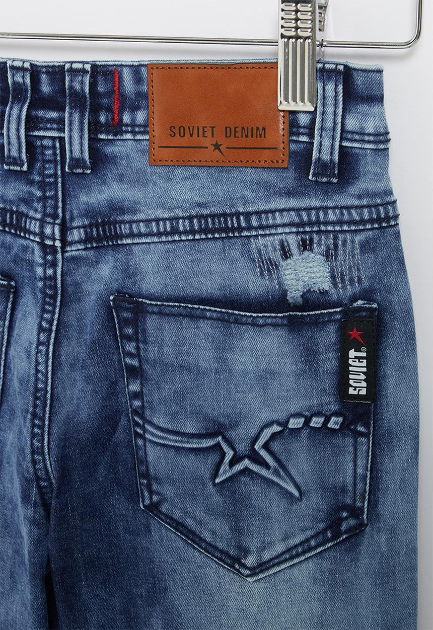 SOVIET - B almeida boys skinny denim - blue 