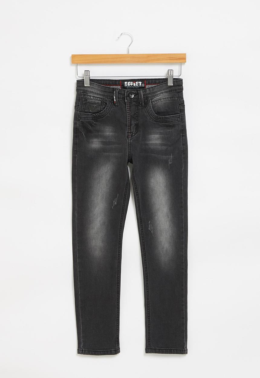 SOVIET - B foster boys skinny denim - charcoal