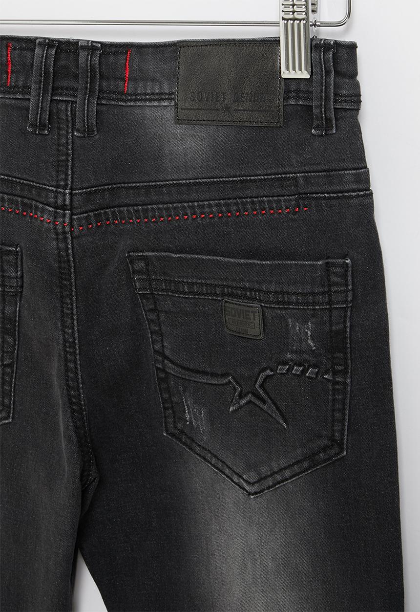 SOVIET - B foster boys skinny denim - charcoal