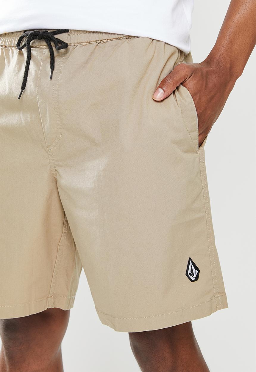 Volcom - Wshort elasticated - beige