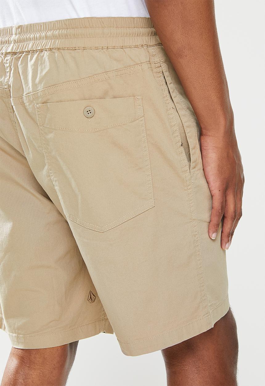 Volcom - Wshort elasticated - beige